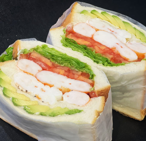 大海老とアボガドのサンドウイッチ（2個））